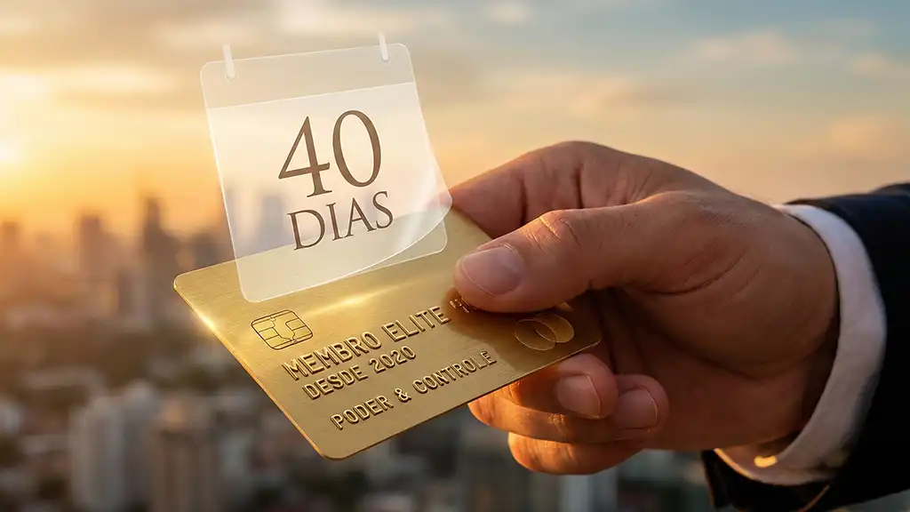 Mão segurando cartão de crédito com destaque para o planejamento financeiro, ilustrando como usar o cartão de crédito a seu favor.