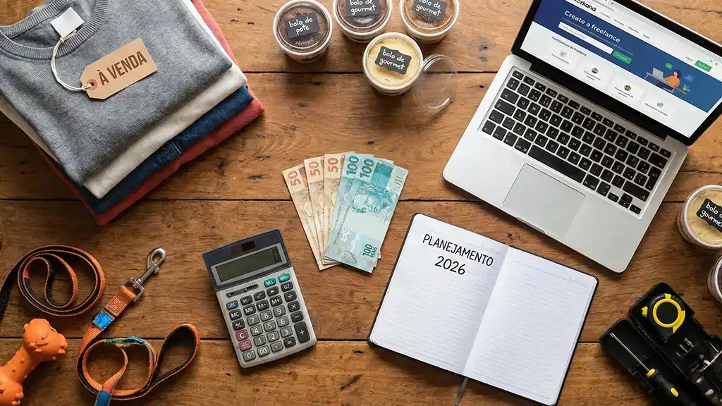 5 ideias práticas de Renda Extra para 2026 para sair das dívidas